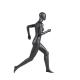 Full Body Sports Mannequin Display Fiberglass Running Clothing Stand Female Model