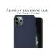 Blue Color iPhone 11 Pro Max Aramid Fiber Case Carbon Fiber Case