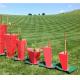 Red 100% PE Corflute Plastic Tree Guards UV Resistant 2mm-12mm