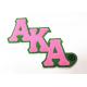 Greek Chenille Letter Patches  Varsity Jackets Style Good Colorfastness