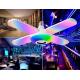 Projector Smart Music Lighting RGB Three Leaves Fan Shaped  With Remote Control