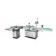 220V Automatic Vertical Round Glass Bottle Labeling Machine With Bottle Unscrambler