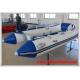 2015 fashion design hot selling slatted floor foldable inflatable boats-2.9m
