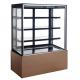 Stainless Steel Base Refrigerated Cake Display Cabinets Fast Refrigeration,510L 1200mm Three-layers Cake Showcase