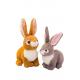 OEM 30cm Long Bunny Plush Toy For Baby Soothing