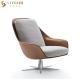 Leather Upholstered Modern Leisure Chair Home Restaurant Furniture
