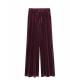 new design elephant pants trousers,woman hot sale velvet pants with elastic