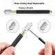 2mm Glass Cutting Tool with Oil Contain Handle Grip and 145mm Black Steel Handle