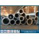 Direct Buried Galvanized Steel Pole , Transmission Lines Steel Power Pole