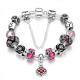SJ Vogue Women Jewelry Accessories Colorful Petal Bohemia Ethnic Style Magnet Buckle Charm Glaze Bead Bracelet
