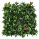 Natural Looking Artificial Green Wall Grass Low Maintenance Decoration