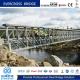 OEM Modular Steel Bridge System Load Capacity Steel Truss Design