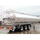 Liquid Flammable Petroleum Road Transport  44000 Liters 3 Axles Aluminum Fuel Tanker