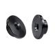 Metal Post Cable Railing Kit with Black Finish and 1/8 inch Wheel Protective Sleeve