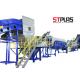 High Speed Plastic Washing Recycling Machine With Special Screw 2 Ton/H