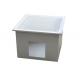 Fresh Air Supply Powder Coated Steel HEPA Filter Box For Electronic Factory
