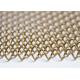 Gold Flexible Chain Link Metal 8x8mm Decorative Wire Mesh Curtains