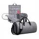 Costume Rolling Duffel Bag With Garment Rack Shoe Compartment 51X30X31CM