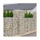 Galvanized Welded Gabion Mesh Fence in Silver for Wire Stone Gabion Boxes
