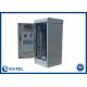 1.2mm Thickness Outdoor Telecom Enclosure 19 Inch 20U With Power System
