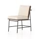 Customized Solid Oak Wood Family Dining Chair Hotel Bedroom White