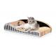 Light Weight Cat Scratcher Cardboard Natural Harmless Catnip Neutral Colors