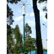 Multi Function Steel High Mast Light Tower Q345B For Stadium Utility