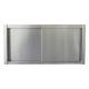 Cupboards Stainless Steel Table And Sink Wall Mounted Cabinet With Sliding Door