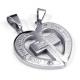 Tagor Stainless Steel Jewelry Fashion 316L Stainless Steel Pendant for Necklace PXP0106
