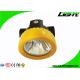 Portable Cordless Mining Cap Light , 4000lux Miners Helmet Light All In One Structure