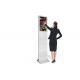 Commercial LCD Display Touch Screen Kiosk Free Standing Kiosk With 178° Visual Angle