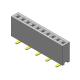 Female Header Connector 1.27mm Single Row SMT Type 1*2PIN To 1*40PIN H=4.30mm