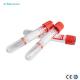 13x100mm IVD Sterile Red Vacuum Blood Test Tube Ce Approved With Clot Activator