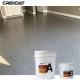 Stunning Polyaspartic Floor Coating Customizable Flake Look With Vinyl Paint Chips