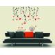 Flowers Pvc Removable Wall Stickers Self-Adhesive For Living Room