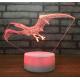 Pterosaur 7 Colors Change 3D LED Night Light with Remote Control Ideal For Birthday Gifts And Party Decoration