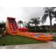30 Feet Tall Orange Inflatable Adult Water Slide Cool Water Park Slide