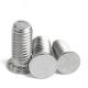Wide Round 304 Stainless Steel Press Fit Studs M8 Stainless Steel Bolts Rohs 6-60mm