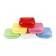Colorful Slim Denture Storage Container Portable With Vent Holes