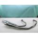 Anti-Fatigue Stainless Motorcycle Exhaust Pipe Powder Coating / Alumium Plated For Sportster