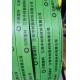 Custom Green Embossed Pallet Strapping Belt Plastic PET Strap Belt For Packaging