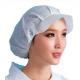 White Peaked Disposable Bouffant Scrub Hats For Food Industry , Non Woven