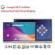 Bluetooth 5.0 Interactive Touch Screen Monitor Wall Mount or Mobile Stand for Personalized Installation