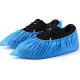 Non Woven Blue Disposable Shoe Covers Slip Resistant For Hospital / Laboratory