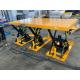 3000kg 3 Ton Triple Scissor Lift Table 48 X 96 Hydraulic For Pallet Good Loading