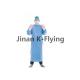 SMS Disposable isolation gown , Medical Consumable Products 47 GSM