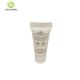 Small 3 ML Empty Cosmetic Tubes , Flat Beige BB Cream Tube Packaging