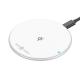 ABS 7mm 3 Coils Qi Wirelss Charging Pad , 10W Wireless Charging Phone Pad White