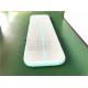 Eco Friendly Professional Mint Home Air Track Gymnastics Mat With Drop Stitch Material