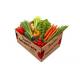 Moistureproof Corrugated Vegetable Boxes , Fruit Packaging Boxes AB Flute